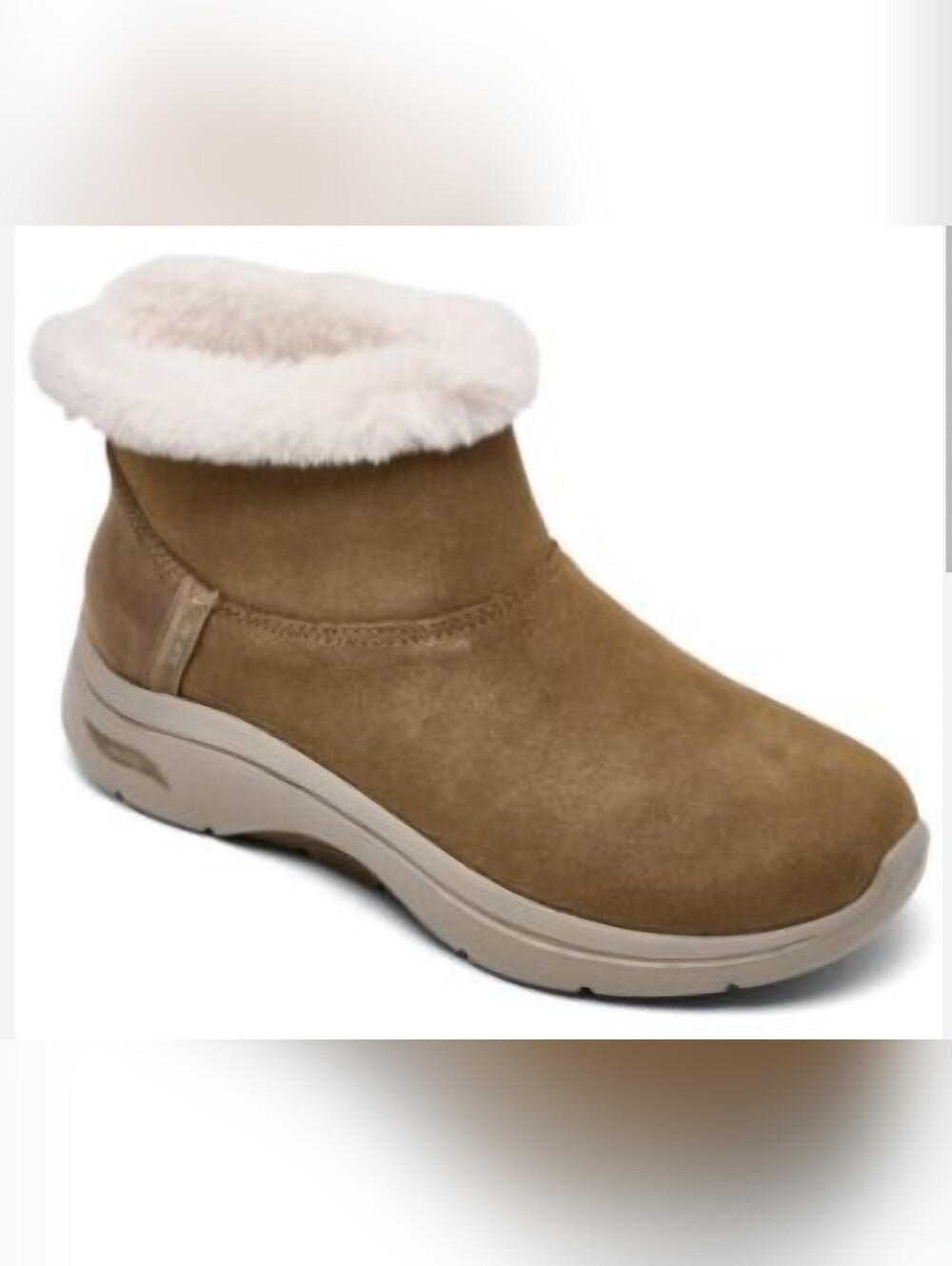 Sketchers Women's Slip-Ins: GO WALK Arch Fit 2.0-Cozy Stride Ankle Boots. Sz 10